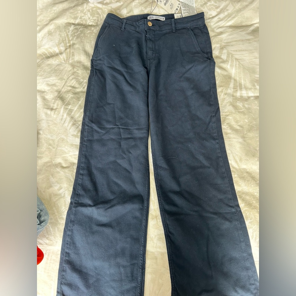 Zara Chino Pant Navy US 4